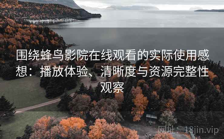 围绕蜂鸟影院在线观看的实际使用感想：播放体验、清晰度与资源完整性观察-第1张图片