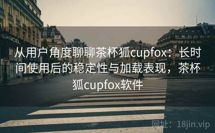 从用户角度聊聊茶杯狐cupfox：长时间使用后的稳定性与加载表现，茶杯狐cupfox软件-第2张图片