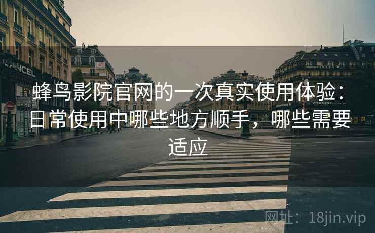 蜂鸟影院官网的一次真实使用体验：日常使用中哪些地方顺手，哪些需要适应-第2张图片