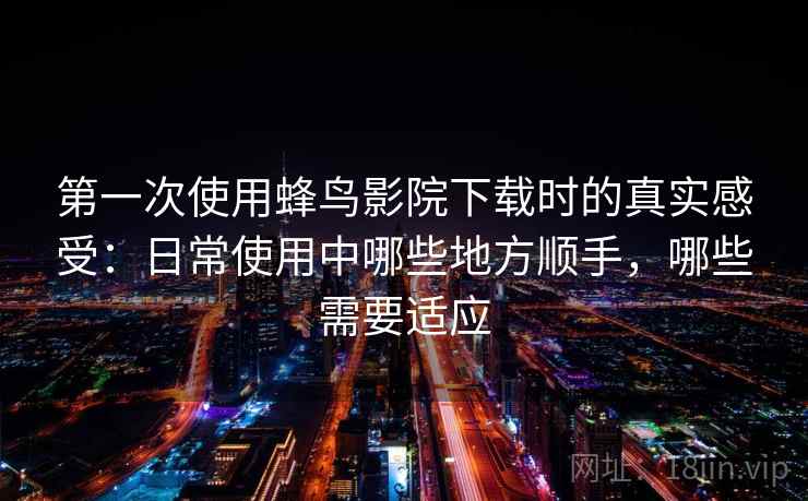 第一次使用蜂鸟影院下载时的真实感受：日常使用中哪些地方顺手，哪些需要适应-第2张图片
